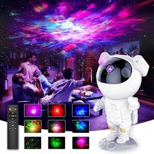 Astronaut Galaxy Star Projector Night Light with Remote Control