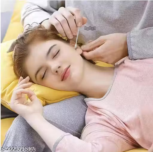 Ear Cleaning Tool Kit β Stainless Steel with PU Leather Pouch & Key Ring (Multi Color)