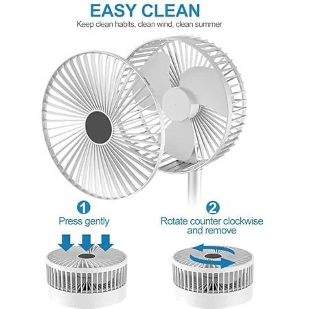 Powerful Rechargeable Table Fan – High-Speed Cooling Anywhere