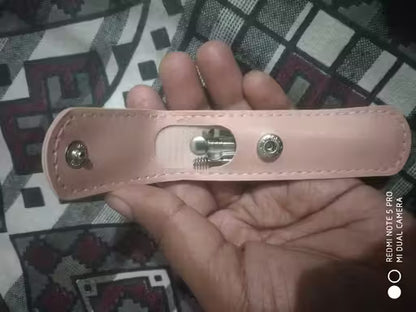 Ear Cleaning Tool Kit – Stainless Steel with PU Leather Pouch &amp; Key Ring (Multi Color)