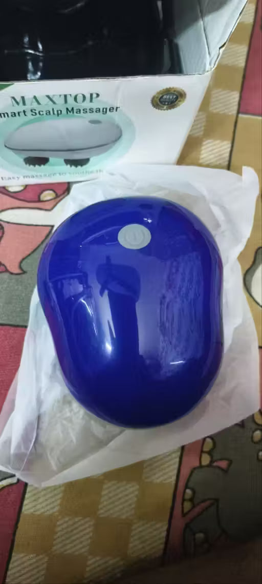 Electric Scalp Massager with 4 Removable Claws – Rechargeable Waterproof Head &amp; Full-Body Massager (Multi Color)