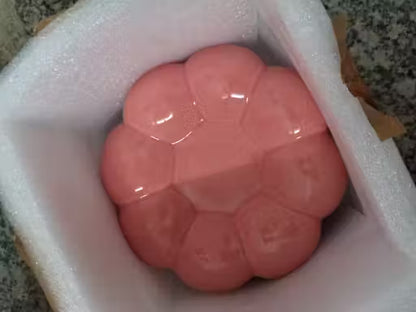 Pink Ceramic Bubble Cup &amp; Saucer Set – Modern Sculptural 8oz Tea &amp; Coffee Mug