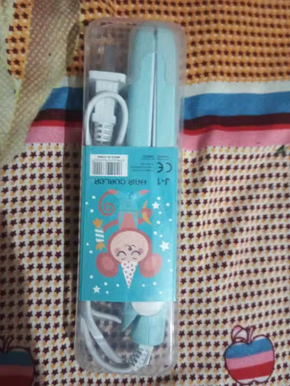 Mini Iron Hair Straightener – Pink | Compact, Travel-Friendly Styling Tool