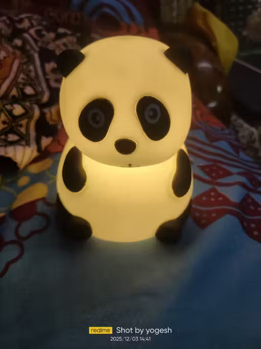 Panda Night Lamp – “Close Eyes” | Cute Bedside Light for Kids &amp; Adults