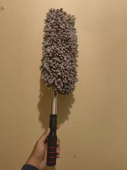 Microfiber Flexible Duster with Expandable Handle – Car &amp; Home Cleaning Brush (Dry/Wet Use)
