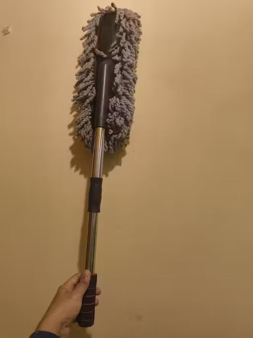 Microfiber Flexible Duster with Expandable Handle – Car &amp; Home Cleaning Brush (Dry/Wet Use)