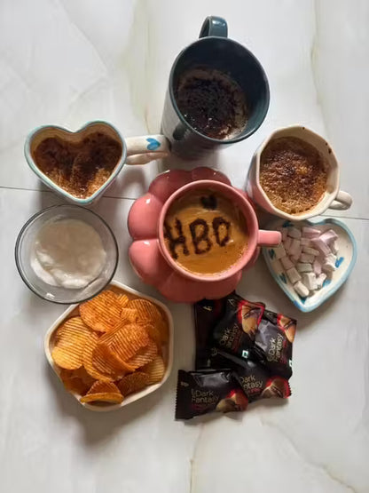 Pink Ceramic Bubble Cup &amp; Saucer Set – Modern Sculptural 8oz Tea &amp; Coffee Mug