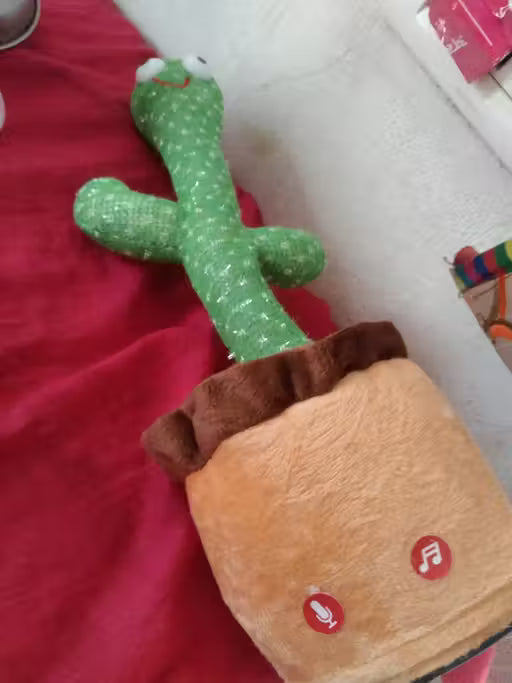 Dancing Cactus Toy – Interactive Plush with Recording, Voice Repeat, s