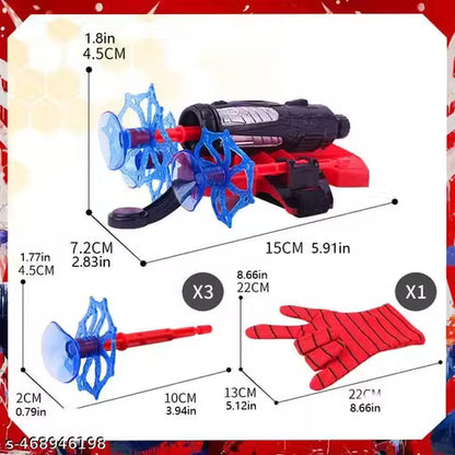 Spider Web Shooters Toy Hero Launcher Wrist Toy Set – Spider-Man Web Shooters with Gadget | Birthday Gift for Kids