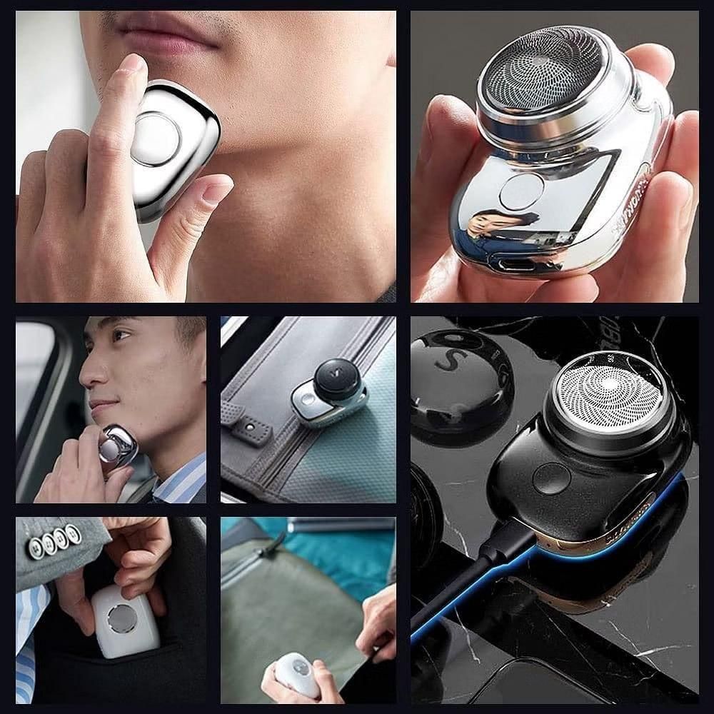 Mini Electric Shaver – Portable Rechargeable Grooming Device