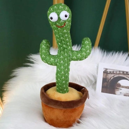 Dancing Cactus Toy – Interactive Plush with Recording, Voice Repeat, s