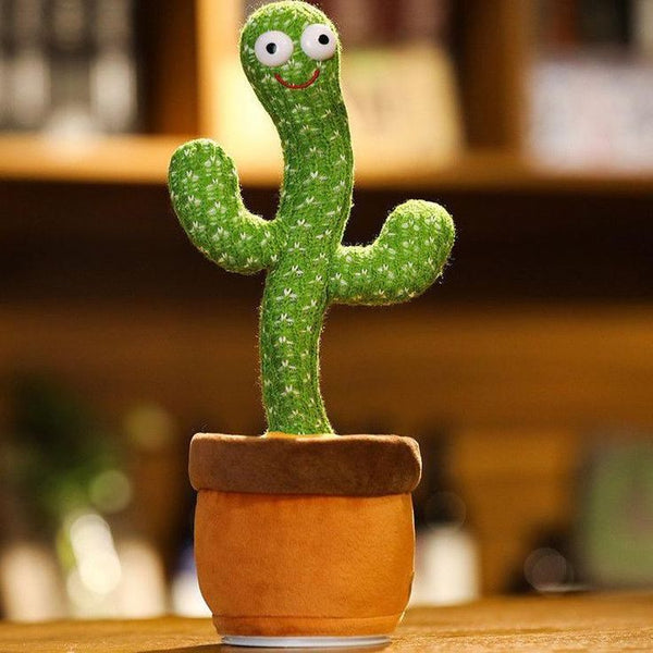 Dancing Cactus Toy – Interactive Plush with Recording, Voice Repeat, s