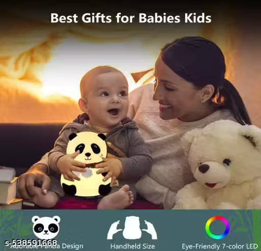 Panda Night Lamp – “Close Eyes” | Cute Bedside Light for Kids &amp; Adults