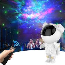 Astronaut Galaxy Star Projector Night Light with Remote Control