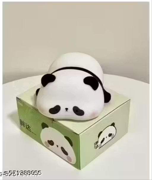 Rechargeable Panda Night Light for Kids – 7-Color LED Changing Lamp (Soft BPA-Free, Multicolour)