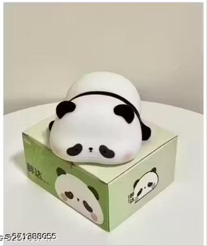 Rechargeable Panda Night Light for Kids – 7-Color LED Changing Lamp (Soft BPA-Free, Multicolour)