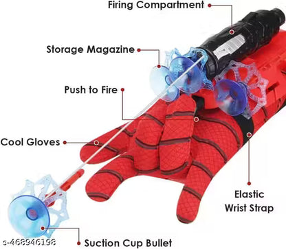 Spider Web Shooters Toy Hero Launcher Wrist Toy Set – Spider-Man Web Shooters with Gadget | Birthday Gift for Kids