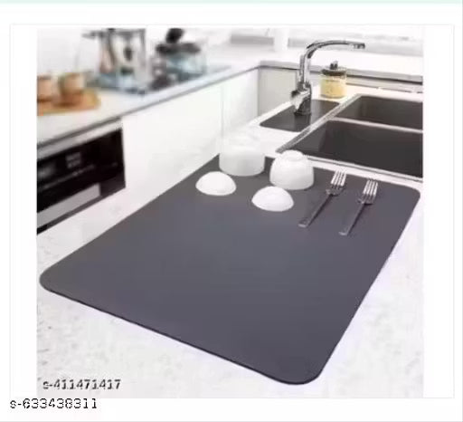 Quick Drying Mat Pack of 2 | Absorbent Anti-Slip Bathroom & Kitchen Mat