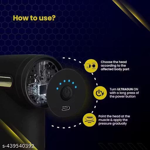 Full Body Massager Gun – Deep Tissue Muscle Relaxation Device